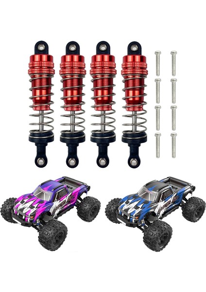 4 Adet Metal Ön ve Arka Yağ Amortisörü Sönümleyici Mjx H16 16207 16208 16209 16210 1/16 Rc Araba Yükseltme Parçaları,1 (Yurt Dışından) indirimleri