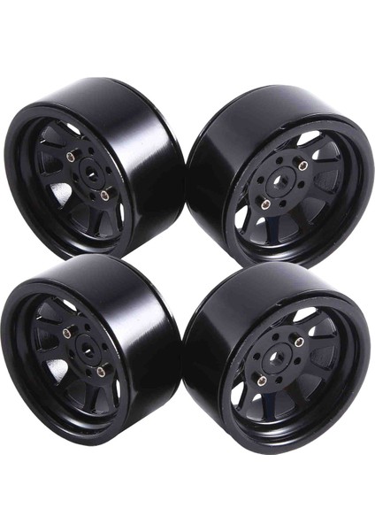 4 Adet Metal Alaşımlı 1.9 Beadlock Jantlar 1:10 Rc Paletli Eksenel SCX10 AXI03007 90046 Trx4 Redcat Gen8 (Siyah) (Yurt Dışından) modelleri