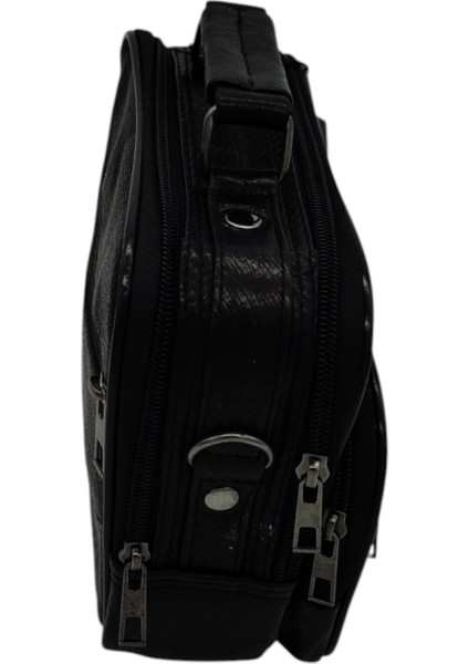 Gerçek Deri Askılı Yatay Model Erkek El Çantası 17X22X9 cm fırsatları