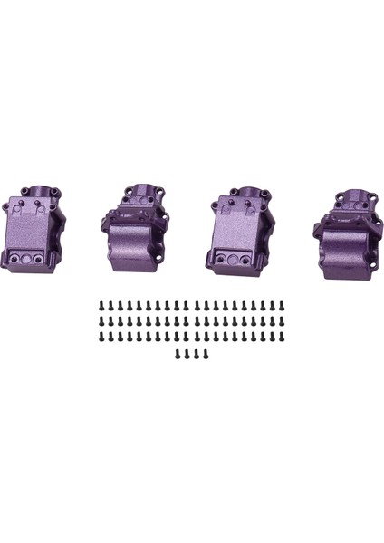 Wltoys 144001 124019 124018 Rc Araba Yükseltme Parçaları Aksesuarları Için Metal Diferansiyel Şanzıman Muhafaza Kapağı, 2 Adet (Yurt Dışından)