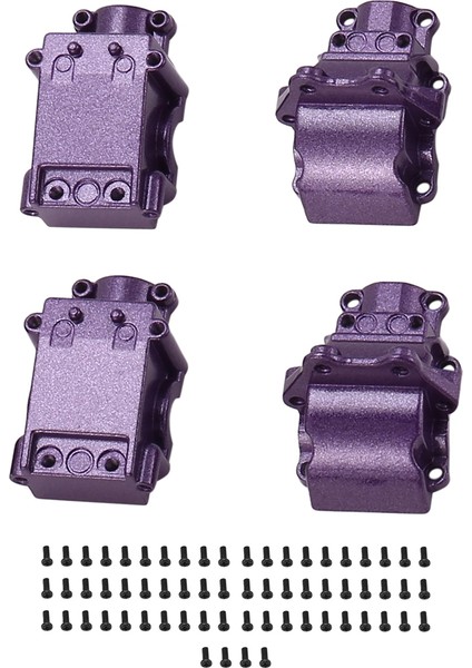 Wltoys 144001 124019 124018 Rc Araba Yükseltme Parçaları Aksesuarları Için Metal Diferansiyel Şanzıman Muhafaza Kapağı, 2 Adet (Yurt Dışından) fiyatları