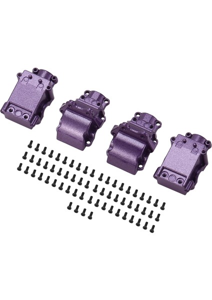 Wltoys 144001 124019 124018 Rc Araba Yükseltme Parçaları Aksesuarları Için Metal Diferansiyel Şanzıman Muhafaza Kapağı, 2 Adet (Yurt Dışından) modelleri