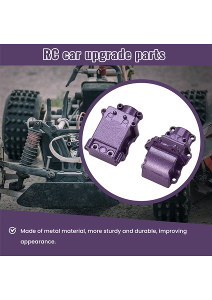 Wltoys 144001 124019 124018 Rc Araba Yükseltme Parçaları Aksesuarları Için Metal Diferansiyel Şanzıman Muhafaza Kapağı, 2 Adet (Yurt Dışından) fırsatları