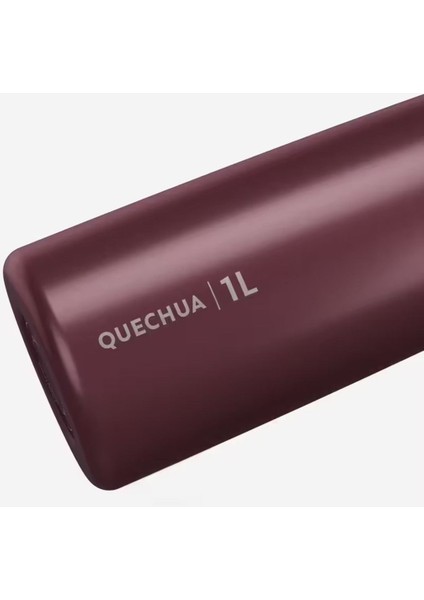 Paslanmaz çelik 1L bordo matara, şık ve hafif tasarım, kullanım fırsatları