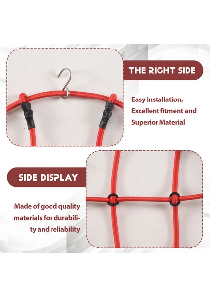 Rc Araba Parçaları Aksesuarları Elastik Bagaj Ağı 1/12 Mn D90 D99 MN99S, Kırmızı (Yurt Dışından) indirimleri