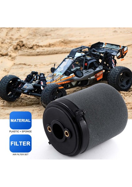 Hava Filtresi Seti 1/5 Hpı Km Rovan Baja 5b 5t 5sc Için 23CC 26CC 29CC 30.5cc 32CC 36CC Motor Için Rovan King Motor Için (Yurt Dışından) fırsatları
