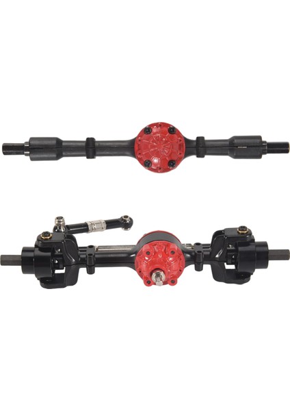 Wpl C14 C24 C34 C44 B14 B24 1/16 Rc Araba Yükseltmeleri Parçaları Aksesuarları Için Metal Ön ve Arka Aks, Siyah (Yurt Dışından) modelleri