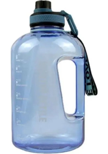 2.5L Pembe Su Matarası, Plastik, Motivasyonel Tasarım, Sağlıklı ve Hafif Kullanım