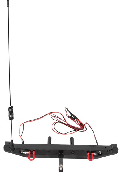 1:10 Rc Paletli Araba Traxxas Trx4 Eksenel SCX10 90046 Için LED Işık Antenli Metal Arka Tampon Kuyruk Kancası (Yurt Dışından) fiyatları
