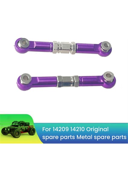 Rc Araba Metal Yükseltme Aksesuarları Direksiyon Çubuğu Mjx Hyper Go 1/14 14209 14210 H14BM Rc Araba Yükseltme Parçaları (Mor) (Yurt Dışından) indirimleri