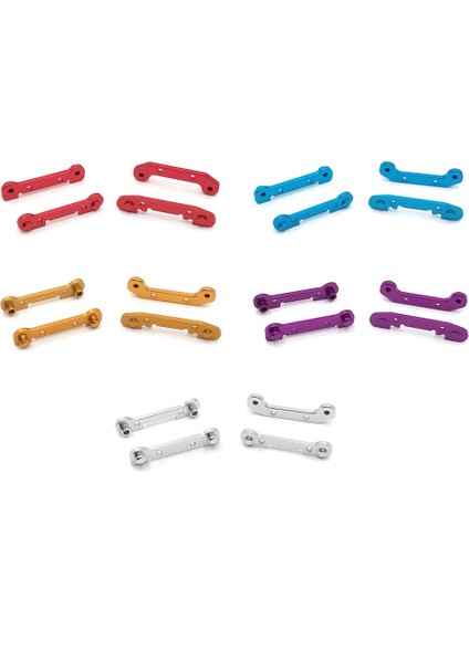 Wltoys 144001 124019 124018 Rc Araba Yükseltme Parçaları Için Metal Şaft Kovanlı Ön ve Arka Salıncak Kolu Takviye Kiti, D (Yurt Dışından) modelleri