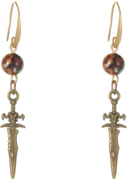 Avrupa ve Amerika Birleşik Devletleri Modası Vahşi Kişilik Paslanmaz Çelik Küpeler Kadın Geometrik Küpeler Saplama Küpeler (Yurt Dışından)