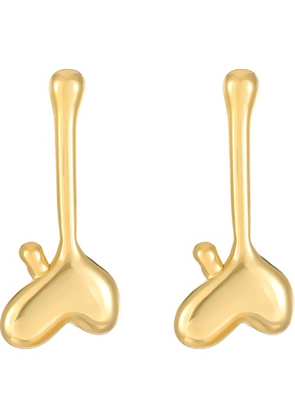 Avrupa ve Amerika Birleşik Devletleri Modası Vahşi Kişilik Paslanmaz Çelik Küpeler Kadın Geometrik Küpeler Saplama Küpeler (Yurt Dışından)