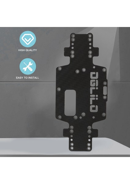 Wltoys K969 K979 K989 K999 P929 P939 1:28 Rc Araba Yedek Parçaları Yükseltilmiş Karbon Fiber Şasi Araba Altı Alçak Gövde Kabuğu (Yurt Dışından) indirimleri