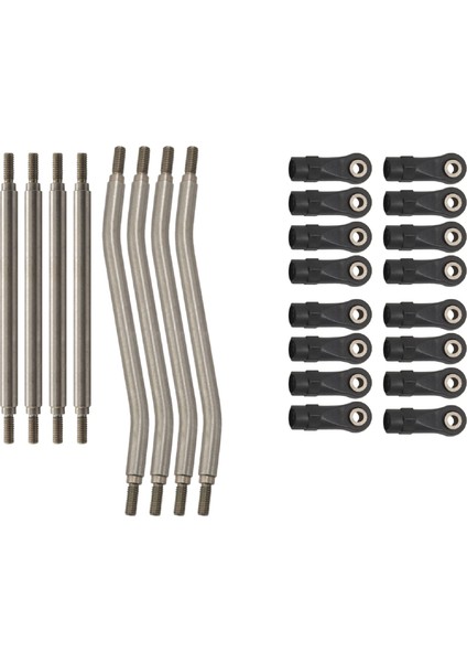 Metal Süspansiyon Bağlantı Çubuğu Bağlantı Direksiyon Çekme Çubuğu Axial Capra AXI03004 1/10 Rc Paletli Araba Yükseltme Parçaları (Yurt Dışından)