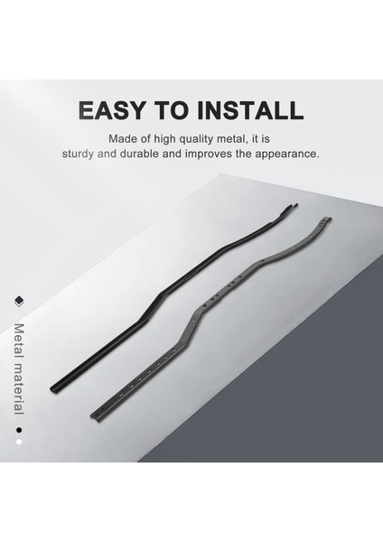2 Adet/takım Çelik Şasi Çerçeve Rayları Axıal SCX10 90027 SCX10 Iı 90046 90047 Rc Araba Paletli Kamyon Araç Modeli (Yurt Dışından) modelleri