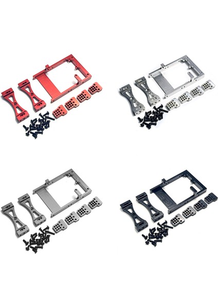 Metal Servo Montaj Braketi Kiriş Çapraz Kiriş Şok Montajı Wpl C14 C24 B14 B24 1/16 Rc Araba Yükseltmeleri Parçaları Aksesuarları,4 (Yurt Dışından) modelleri
