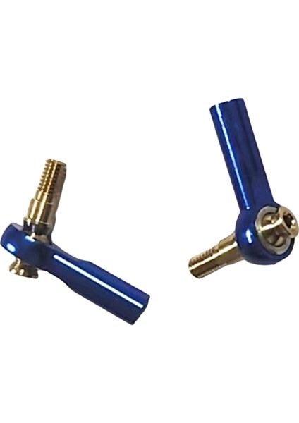 M3 Metal Bilyalı Başlık Konumlandırma Çekme Çubuğu 2mm Bağlantı Çubuğu Metal Bilyalı Başlık Servo Bağlantı Çubuğu M3/m2 T Model Tekne Bağlantı Parçası Mavi (Yurt Dışından) modelleri