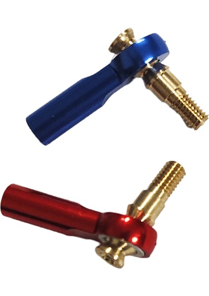 M3 Metal Bilyalı Başlık Konumlandırma Çekme Çubuğu 2mm Bağlantı Çubuğu Metal Bilyalı Başlık Servo Bağlantı Çubuğu M3/m2 T Model Tekne Bağlantı Parçası Mavi (Yurt Dışından) fırsatları