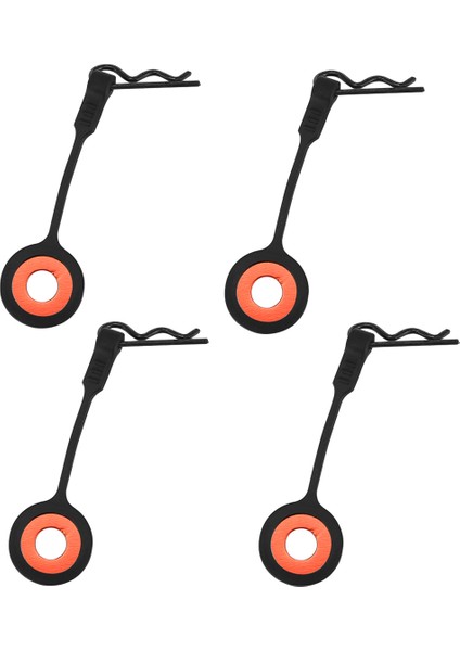 Adet Kauçuk + Metal Araba Gövde Klipsi Kabuk Sabit Toka Kilidi 1/8 1/10 Rc Araba Traxxas Trx4 Udr Axıal SCX10 Arrma,6 (Yurt Dışından)