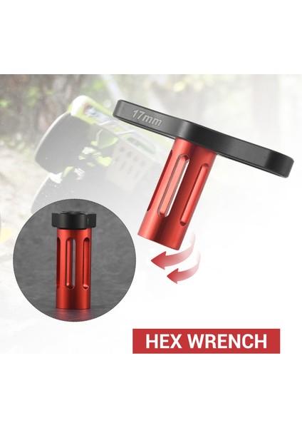 Metal 17MM Tekerlek Somunları Kovan Altıgen Anahtar Aleti 1:8 Off-Road Rc Araba Canavar Kamyon Traxxas X-Maxx Summıt E-Revo (Yurt Dışından) modelleri
