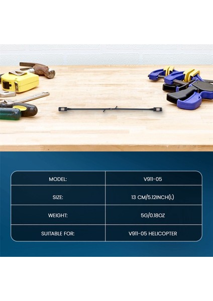 V911 Wltoys 4ch Rc Helikopter Parçaları Denge Çubuğu ve Bağlantı Tokası V911-05 (Yurt Dışından) modelleri