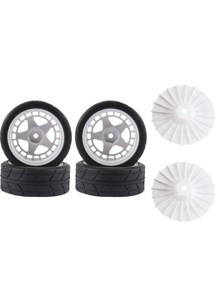 Adet 12MM Altıgen 65MM Kauçuk Lastik Tekerlek Lastikleri Tamiya Xv-01 Tt-01 Tt-02 Lc Yarış Ptg-2 Hpı Wr8 Hsp 1/10 Rc Araba, 2 (Yurt Dışından)