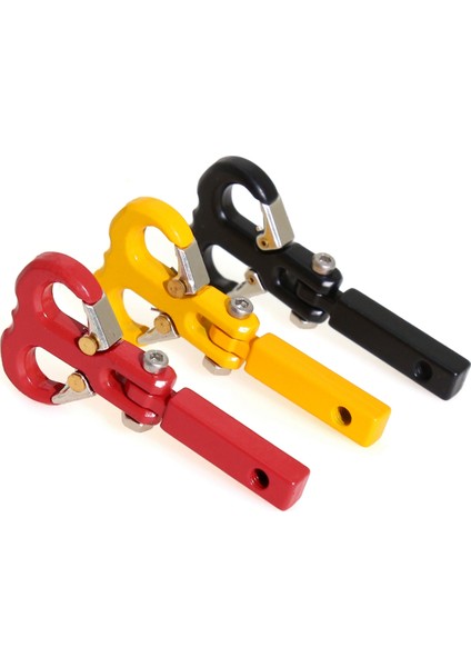Metal Römork Kancası Keçi Boynuzu Şeklinde Kurtarma Kancası 1/10 Rc Model Araba Paletli SCX10 At6 Nt6 Nt4 Kırmızı (Yurt Dışından) fırsatları