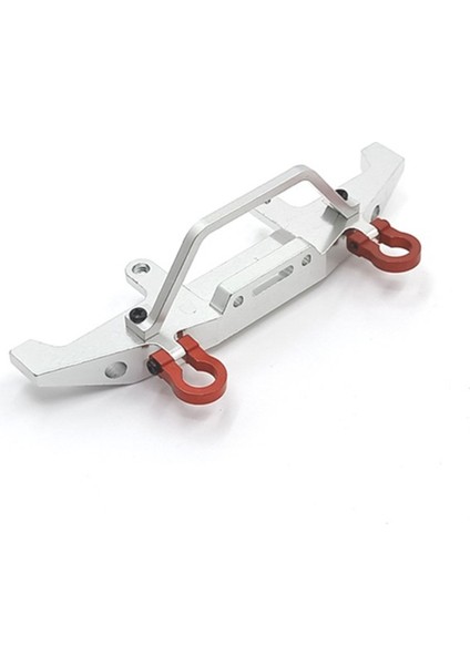 Wpl C14 C24 C24-1 1/16 Rc Araba 4x4 Kamyon ve Paletli Yükseltme Parçaları Aksesuarları Için Metal Ön Tampon, Gümüş (Yurt Dışından)