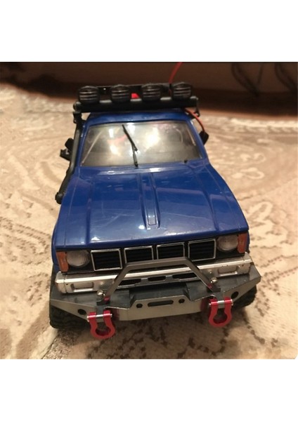 Wpl C14 C24 C24-1 1/16 Rc Araba 4x4 Kamyon ve Paletli Yükseltme Parçaları Aksesuarları Için Metal Ön Tampon, Gümüş (Yurt Dışından) modelleri