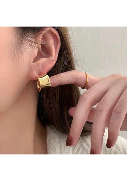 Niş Mizaç Metal Trendi Tasarım Küpeleri (Yurt Dışından) fırsatları