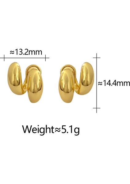 Niş Mizaç Metal Trendi Tasarım Küpeleri (Yurt Dışından) fiyatları