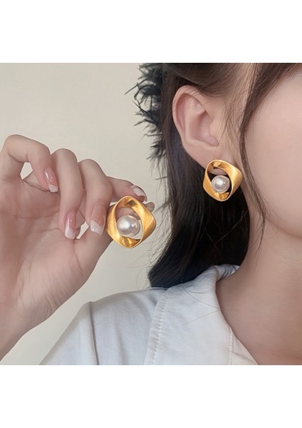 Niş Mizaç Metal Trendi Tasarım Küpeleri (Yurt Dışından) modelleri