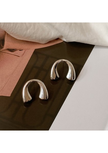 Saplama Küpeler Vintage Sade Küpeler (Yurt Dışından)