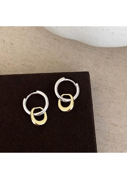 Niş Mizaç Metal Trendi Tasarım Küpeleri (Yurt Dışından)