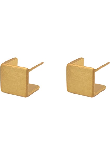 Niş Mizaç Metal Trendi Tasarım Küpeleri (Yurt Dışından)