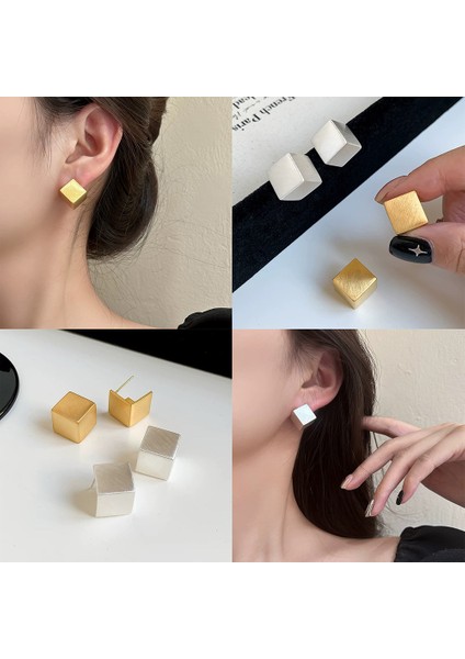 Niş Mizaç Metal Trendi Tasarım Küpeleri (Yurt Dışından) modelleri