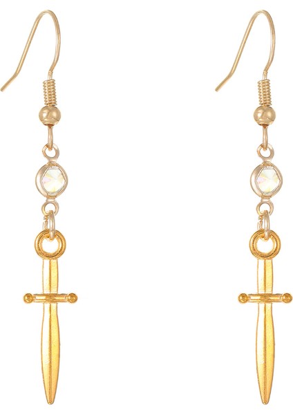 Avrupa ve Amerika Birleşik Devletleri Modası Vahşi Kişilik Paslanmaz Çelik Küpeler Kadın Geometrik Küpeler Saplama Küpeler (Yurt Dışından)