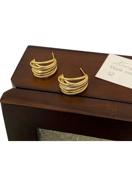 Niş Mizaç Trendi Banliyö Küpeleri (Yurt Dışından)