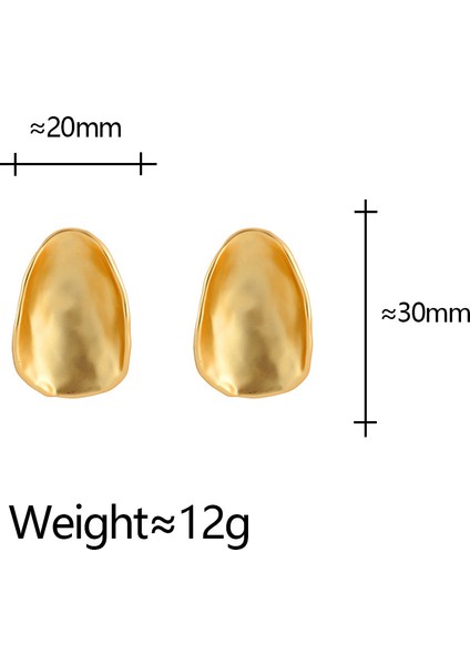 Düzensiz Küpeler Niş Trend Moda Kişilik Küpeler Kadın (Yurt Dışından) modelleri