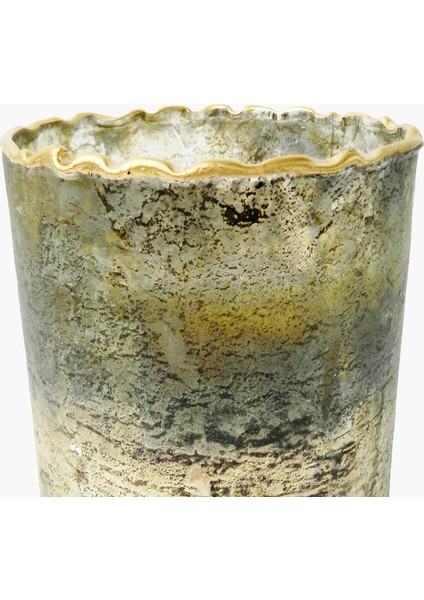 Gri Cam Kase Mum 11X11X10 cm fiyatları