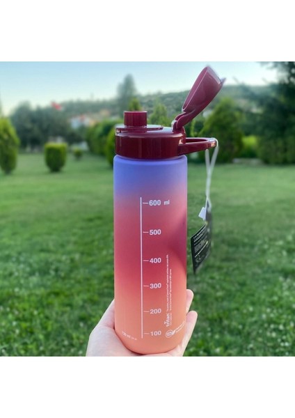 Kırmızı-Mor Tritan 730 ml şık ve içecek şişesi fiyatları