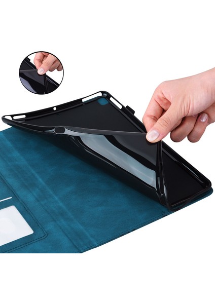 Samsung Galaxy Tab S7 Için Tablet Kılıfı Kelebek Tasarım Premium Deri Düşme Önleyici Tablet Kılıfı Kart Yuvaları ve Stand Fonksiyonu (Yurt Dışından) fırsatları