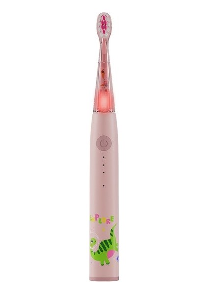 Çocuk Sonik Elektrikli Diş Fırçası Akıllı Şarj Edilebilir Erkek ve Kız 3-6-10-12 Yaşında Bebek Otomatik Yumuşak Saç (Yurt Dışından)