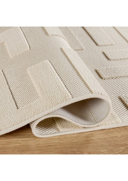 Iskandinav Roar White 120X180 cm Salon Mutfak Halısı Yolluk Salon Mutfak Halısı Yolluk Kilim fırsatları