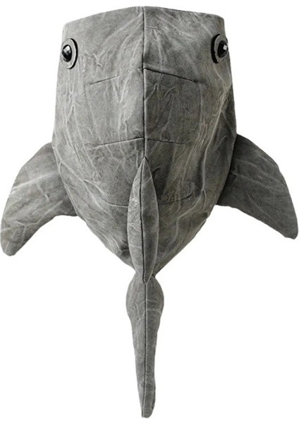 Kadınlar Sevimli Köpekbalığı Sırt Çantası Hafif Büyük Kapasiteli Hayvan Seyahati Gündap Çantası Okul Seyahat Açık Mekan Çantası: Koyu Mavi (Yurt Dışından)