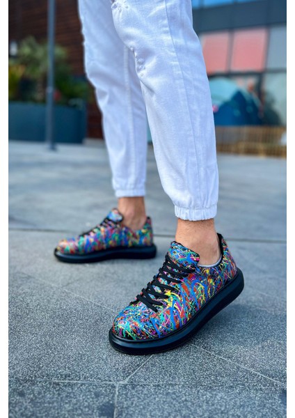AYDOGANTICARET44 CH254 Cst Pittura Erkek Ayakkabı 538 Crazy Splush Sıyah