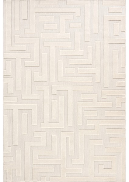 Iskandinav Roar White 200X290 cm Salon Mutfak Halısı Yolluk Salon Mutfak Halısı Yolluk Kilim
