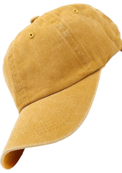 Unisex % 100 Pamuklu Eskitme Kep Şapka