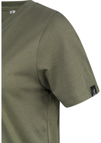 Alone Baskılı V Yaka Kadın T-Shirt 404 modelleri